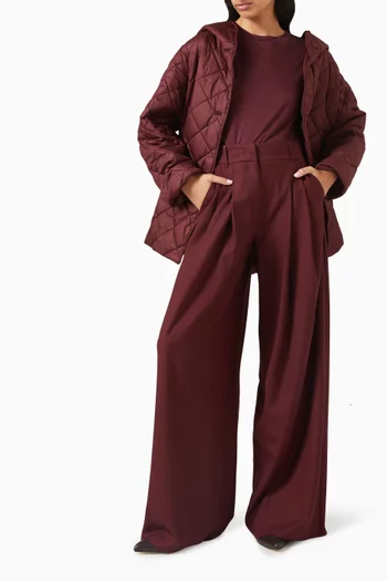 تي شيرت بفتحة رقبة مستديرة قطن