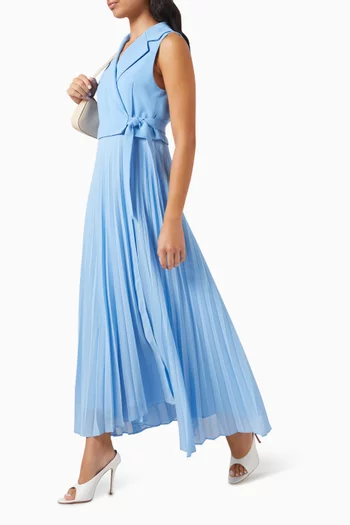 فستان ستاتوا بتصميم ملفوف كريب