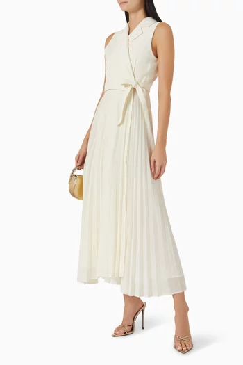 Statua Wrap Dress in Crepe