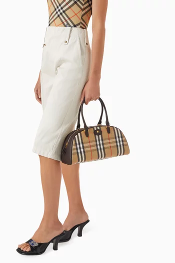 حقيبة بولينغ هايلاندز صغيرة قنب بنقشة مربعات