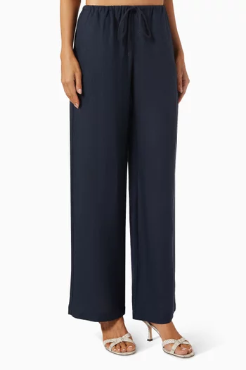 Elyca Drawstring Pants in Linen