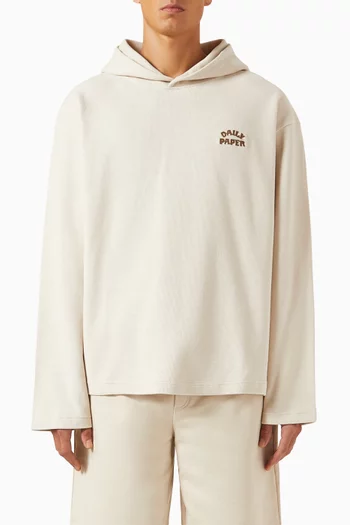 Arch Stack Oversized Hoodie in Cotton