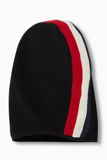 Striped Trim Balaclava in Fleece