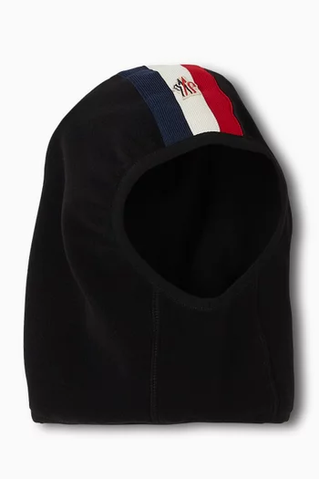 Striped Trim Balaclava in Fleece