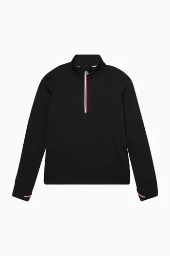 Half-zip Sweatshirt in Jersey
