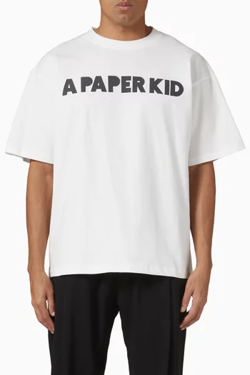 Logo T-shirt in Cotton