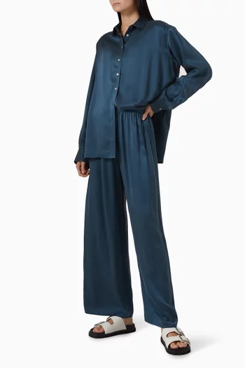 بنطال أوستن حرير شارموز