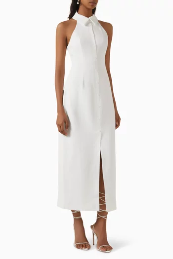 The Ultimate Muse Collar Maxi Dress