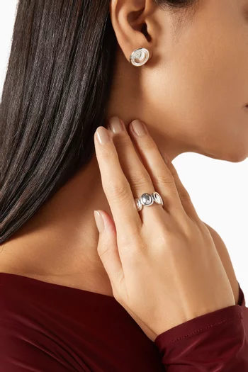 The Eloise Earrings in Sterling Silver