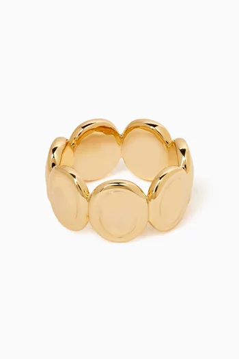 The Sasha Ring in 18kt Gold-plated Sterling Silver
