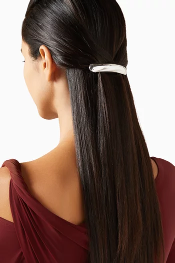 The Molly Hair Clip in 925 Silver-plated Brass