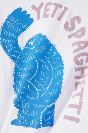 Yeti Spaghetti Graphic-print T-shirt in Cotton