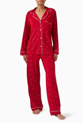 Gisele Printed Long Pyjama Set in TENCEL™ Modal