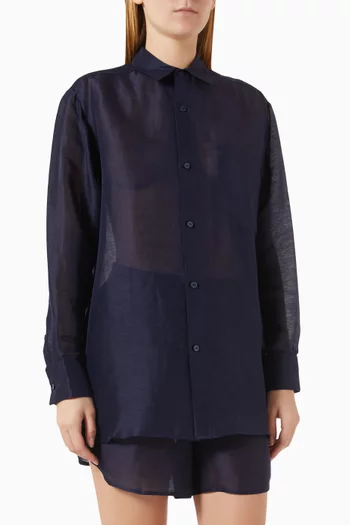Kick Pyjamas in Linen-Silk