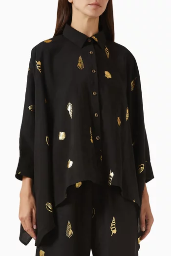 Shell Cape Shirt