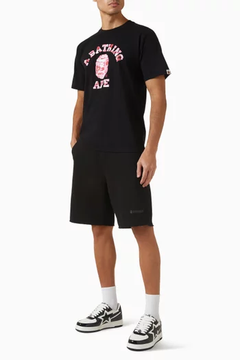 ABC Camo College T-shirt in Cotton