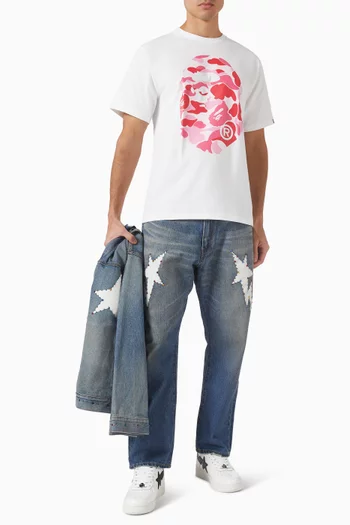 ABC Camo Big Ape Head T-shirt in Cotton