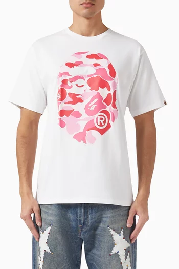 ABC Camo Big Ape Head T-shirt in Cotton