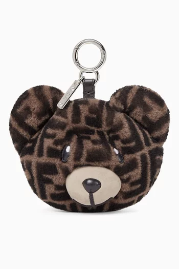 حلية دب تيدي مزيج فرو غنم