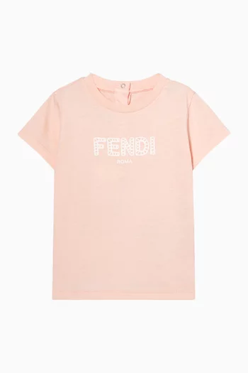 Logo-print T-shirt in Jersey