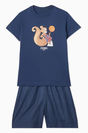 Monogram Logo Shorts