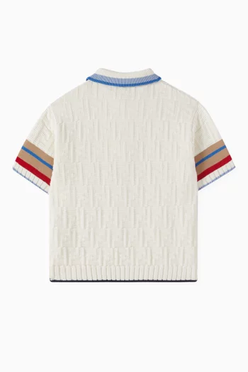 FF Polo Shirt in Cotton-knit