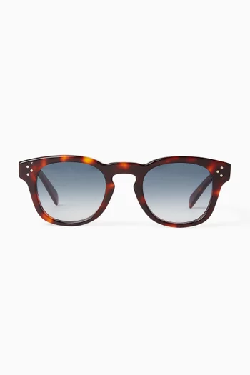 Round Sunglasses in Acetate