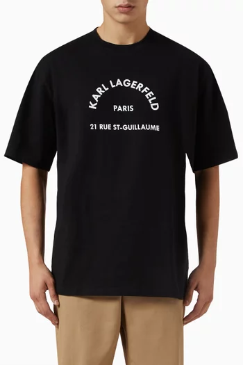 Rue St-Guillaume T-shirt in Cotton Jersey