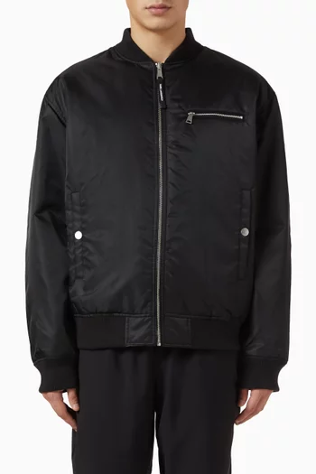 Reversible Bomber Jacket in Recycled Nylon