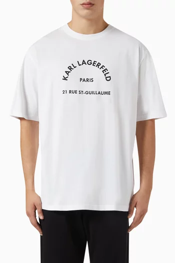 Rue St-Guillaume T-shirt in Cotton Jersey