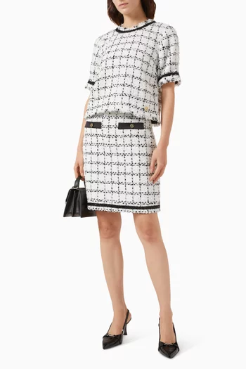 Bouclé Top in Wool-blend