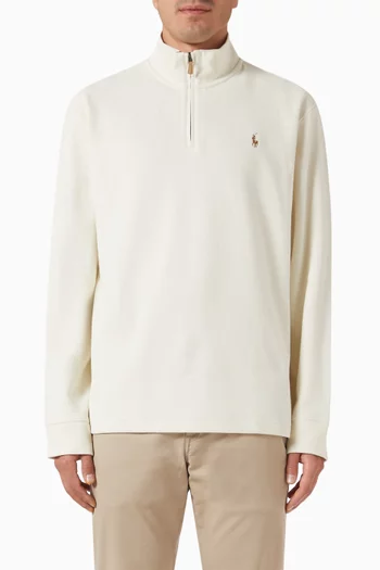 Pony Half-zip Sweatshirt in Knit