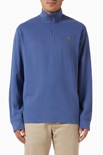 Pony Half-zip Sweatshirt in Knit