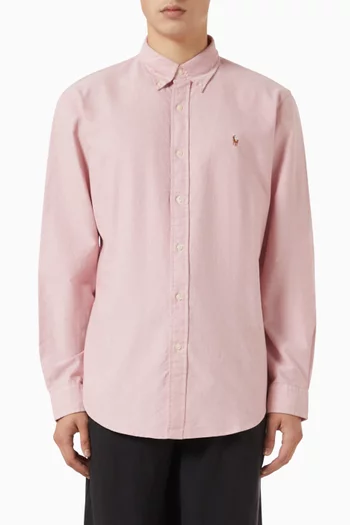 Embroidered Shirt in Cotton
