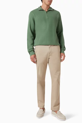 Pony Half-zip Sweater in Knit