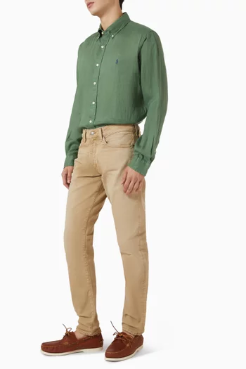 Embroidered Shirt in Cotton