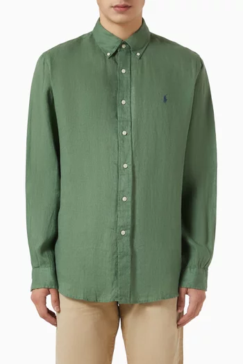 Embroidered Shirt in Cotton