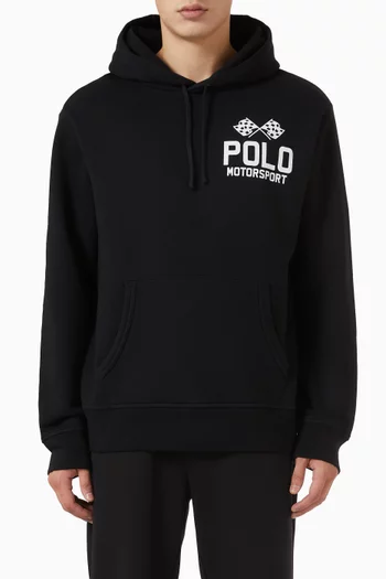 Motorsport Hoodie in Cotton-blend