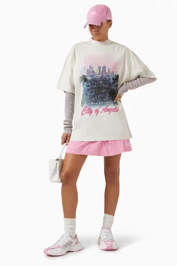 Unisex City Of Angels Medium Fit T-shirt in Dry Jersey
