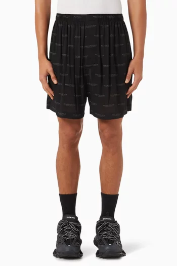 Pyjama Shorts in Cotton Poplin