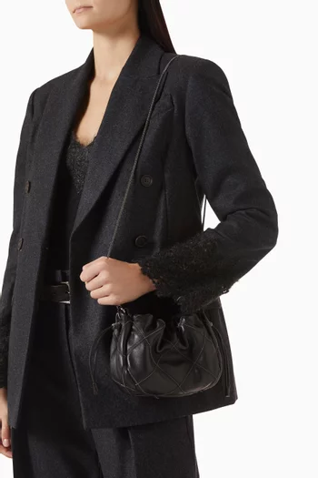 حقيبة باكيت ميلو ميني جلد