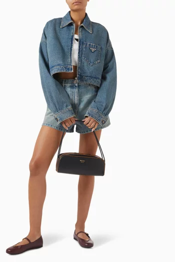 Cropped Jacket in Organic Denim