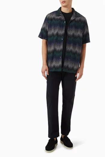 Bowling Short-sleeve Shirt in Cotton