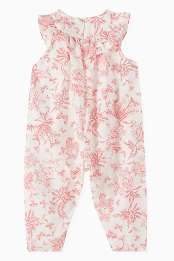 Floral Print Romper in Cotton