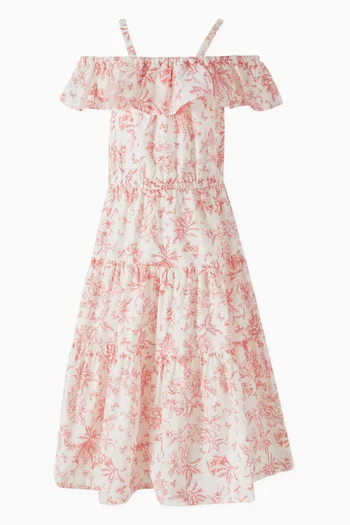 Floral Top & Skirt in Cotton