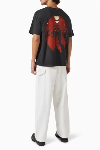 Jazz Club Washed T-shirt in Cotton