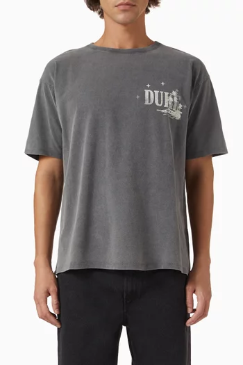 Poolside Story Washed T-shirt in Cotton