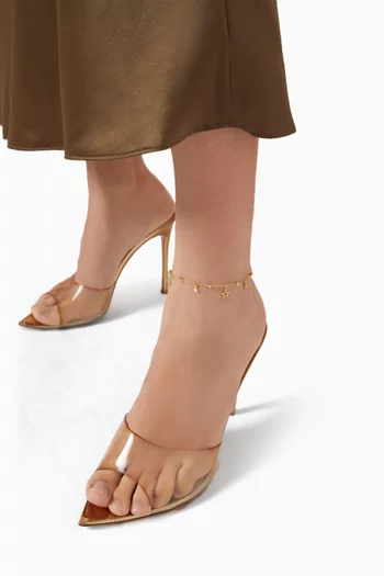 Stella Star Anklet in 18kt Gold-plated Sterling Silver