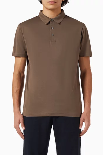 Classic Jersey Polo Shirt in Cotton