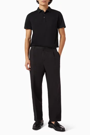 Classic Jersey Polo Shirt in Cotton